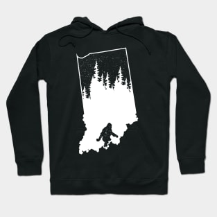 Indiana Bigfoot Gift Hoodie